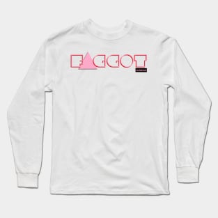 Faggot Reclaimed - Pink Triangle Long Sleeve T-Shirt